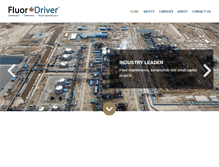 Tablet Screenshot of fluordriver.com
